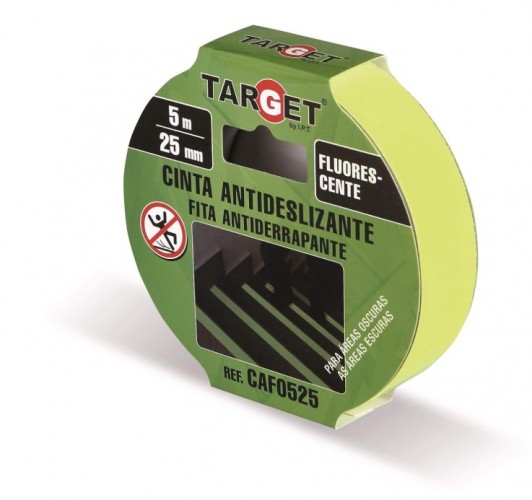 NASTRO ANTISDRUCCIOLO 5MTX25MM FLUO CAF0525   
