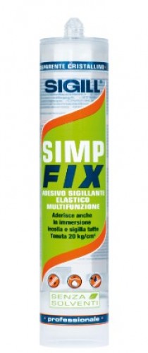 ADESIVO SIGILLANTE TRASP. CRISTALL. SIMP FIX   