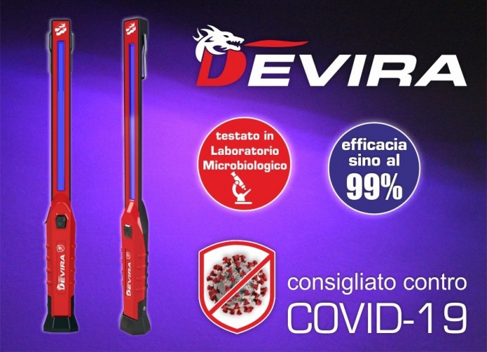 LAMPADA PORTATILE GERMICIDA UV-C  FR-DEVIRA   