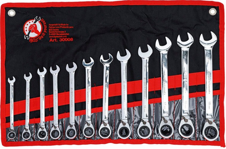 SET 12PZ CHIAVI A CRICCH. REVERS. - BGS 30008   