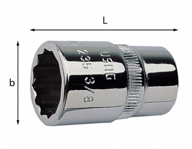 CHIAVI ART.235 3/8 M/M 13 - U02350008   